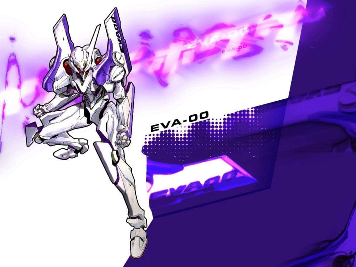 Eva-00 In Action - Neon Genesis Evangelion Wallpaper