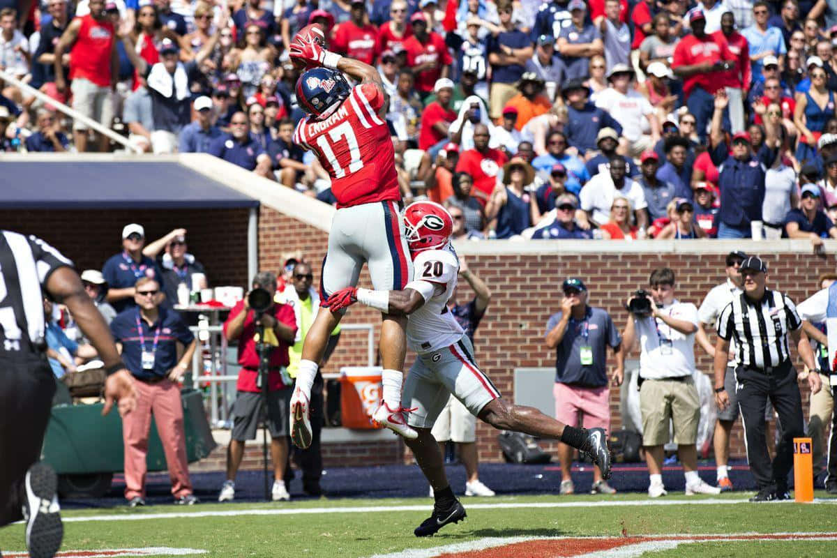 Evan Engram Athletic Catch Football Game Wallpaper