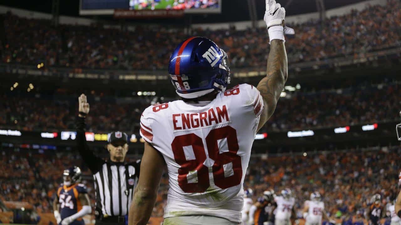 Evan Engram Celebratingon Field Wallpaper