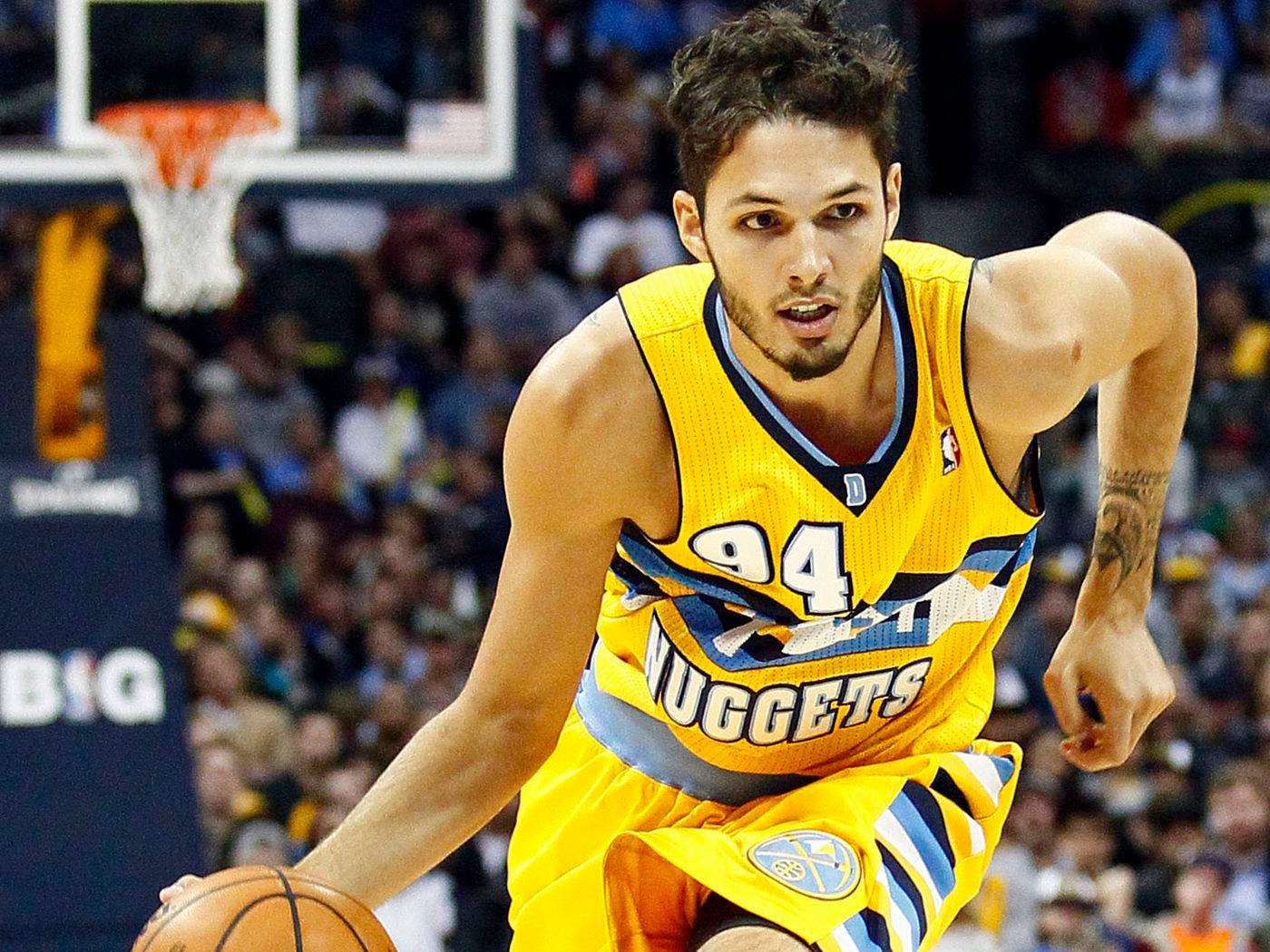 Evan Fournier Denver Nuggets Vs. Los Angeles Clippers Wallpaper