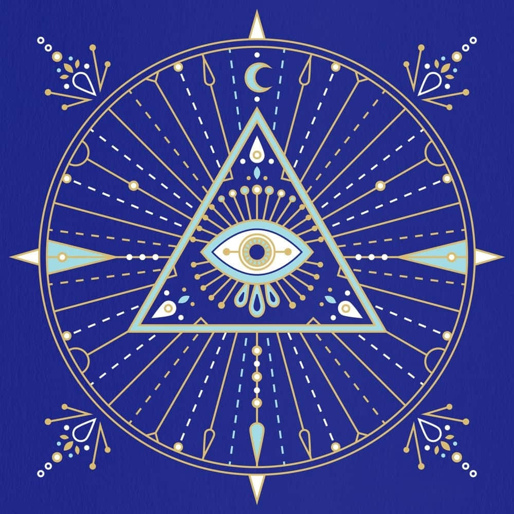 Evil Eye Mandala Art Iphone Wallpaper