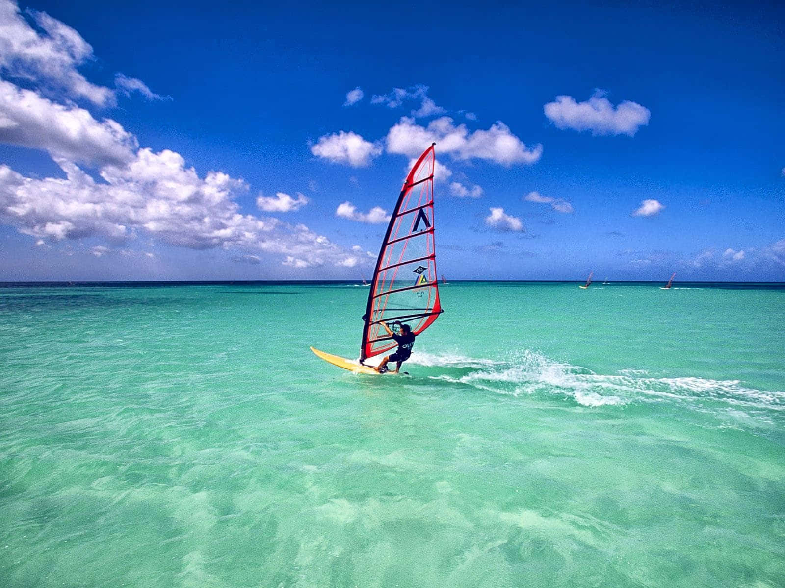 Exciting Beach Water Sports Adventure Wallpaper