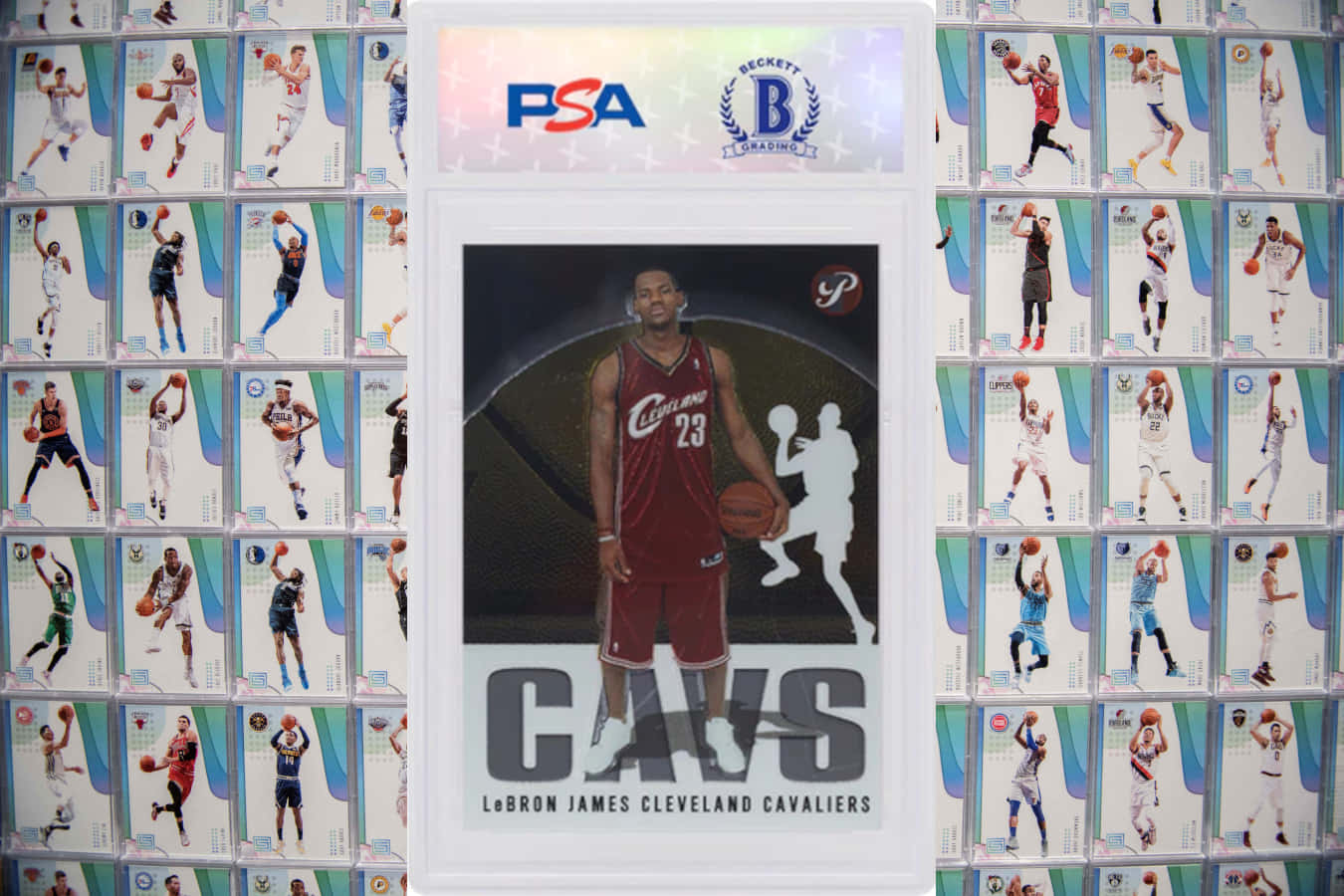 Exciting Collection Of Basketball Trading Cards Wallpaper