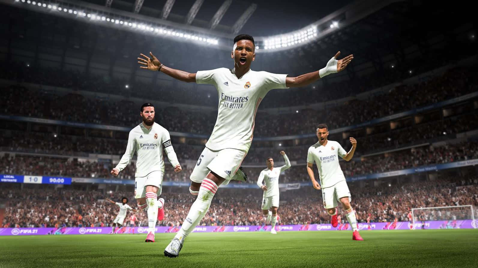 Exciting Fifa 22 Action On The Field Wallpaper