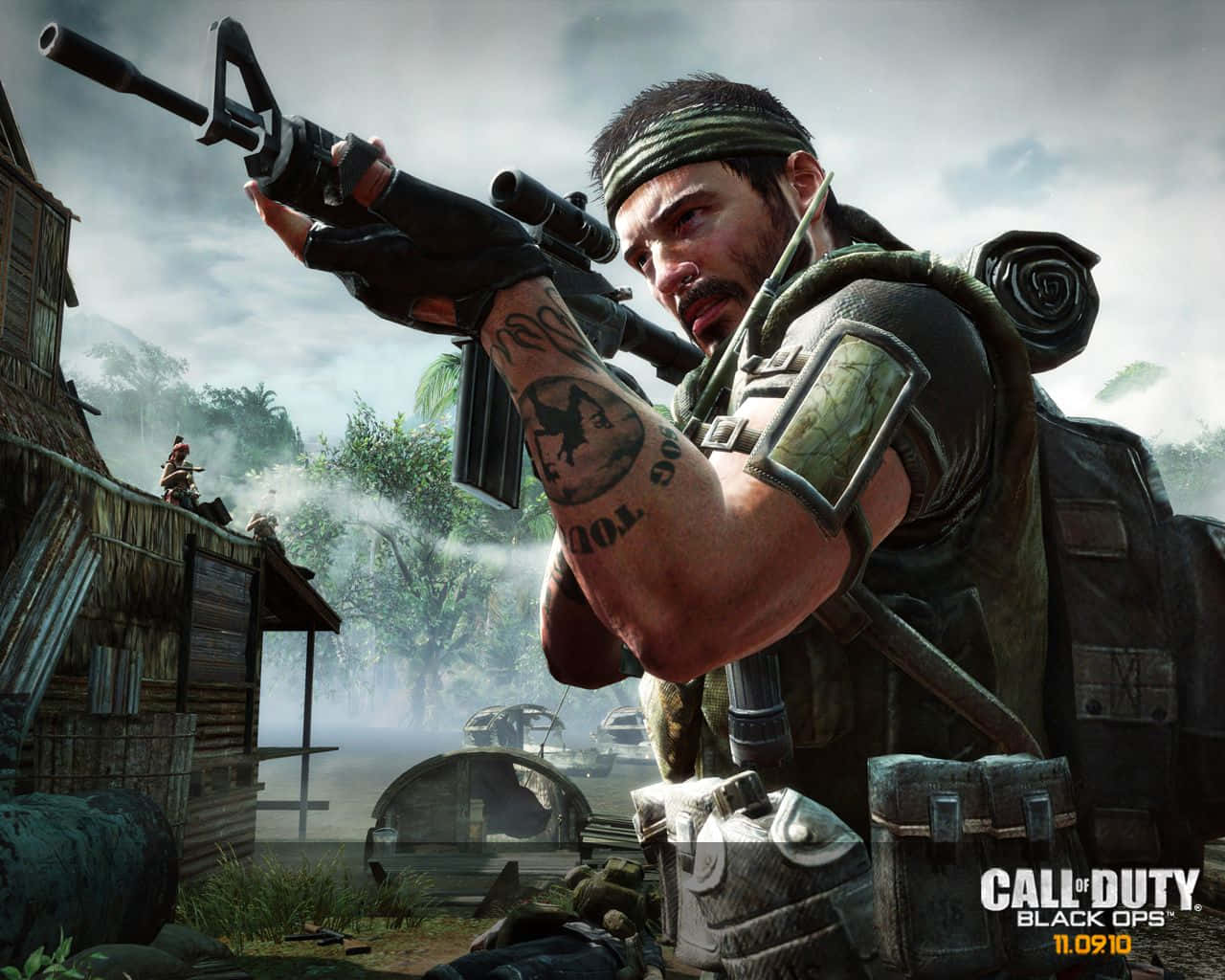 Experience Call Of Duty Black Ops And Ramp Up Excitement Wallpaper