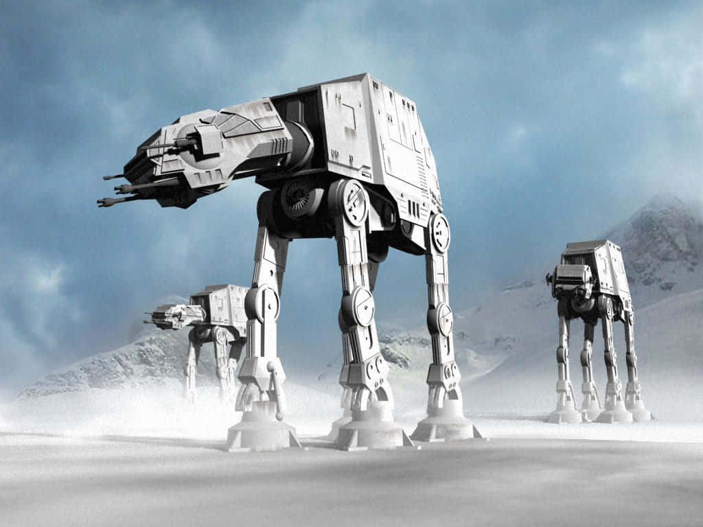 Experience Epic Adventures With The At-at Wallpaper