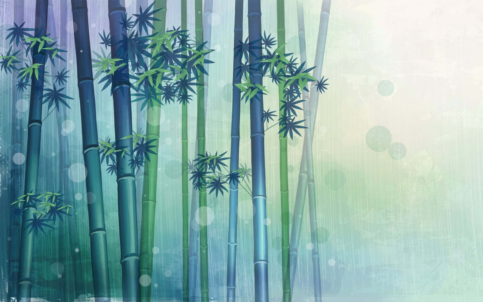 Experience The Beauty Of Green Bamboo In Nature. Wallpaper