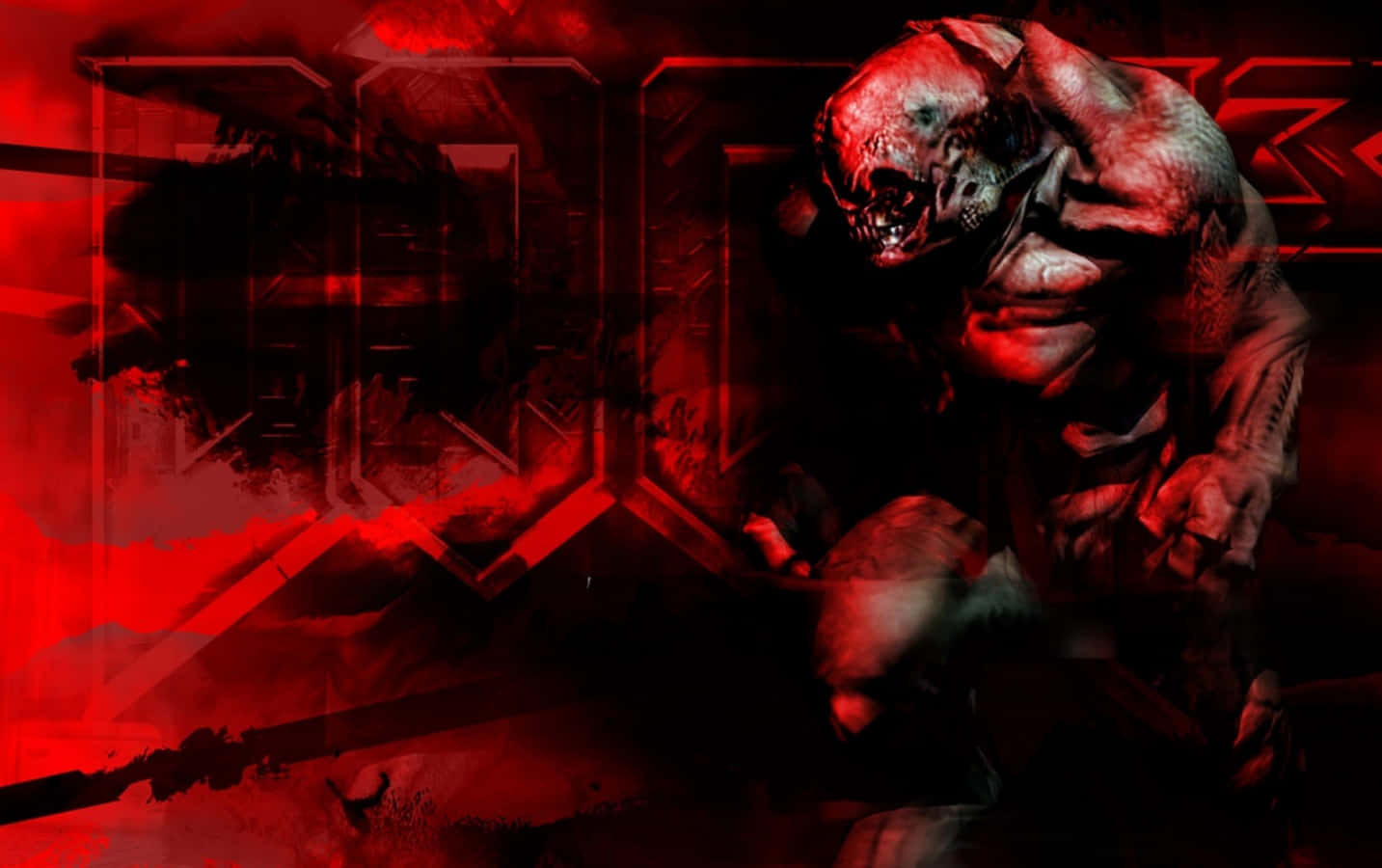 Experience The Dark Depths Of Mars With Doom 3 Wallpaper