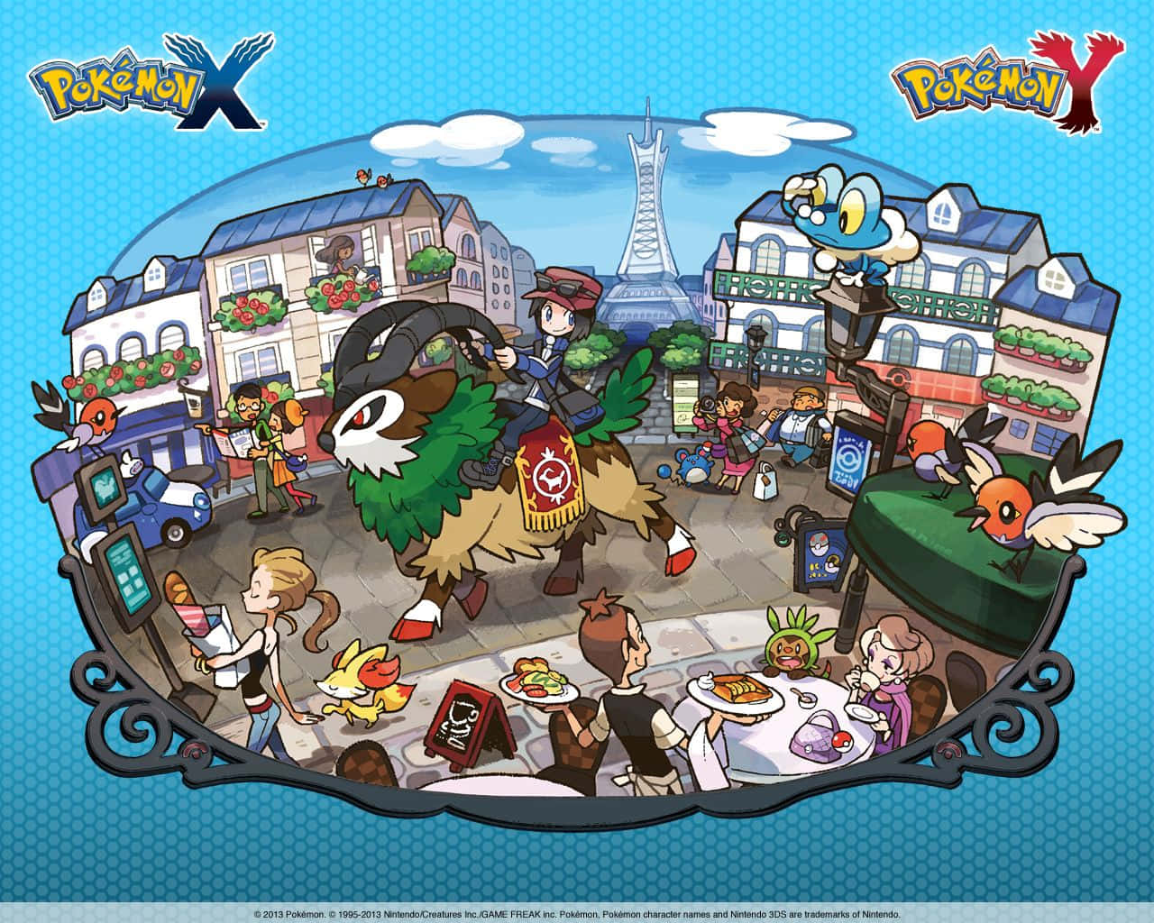 Experience The Magic Of Real Pokemon X Y Wallpaper