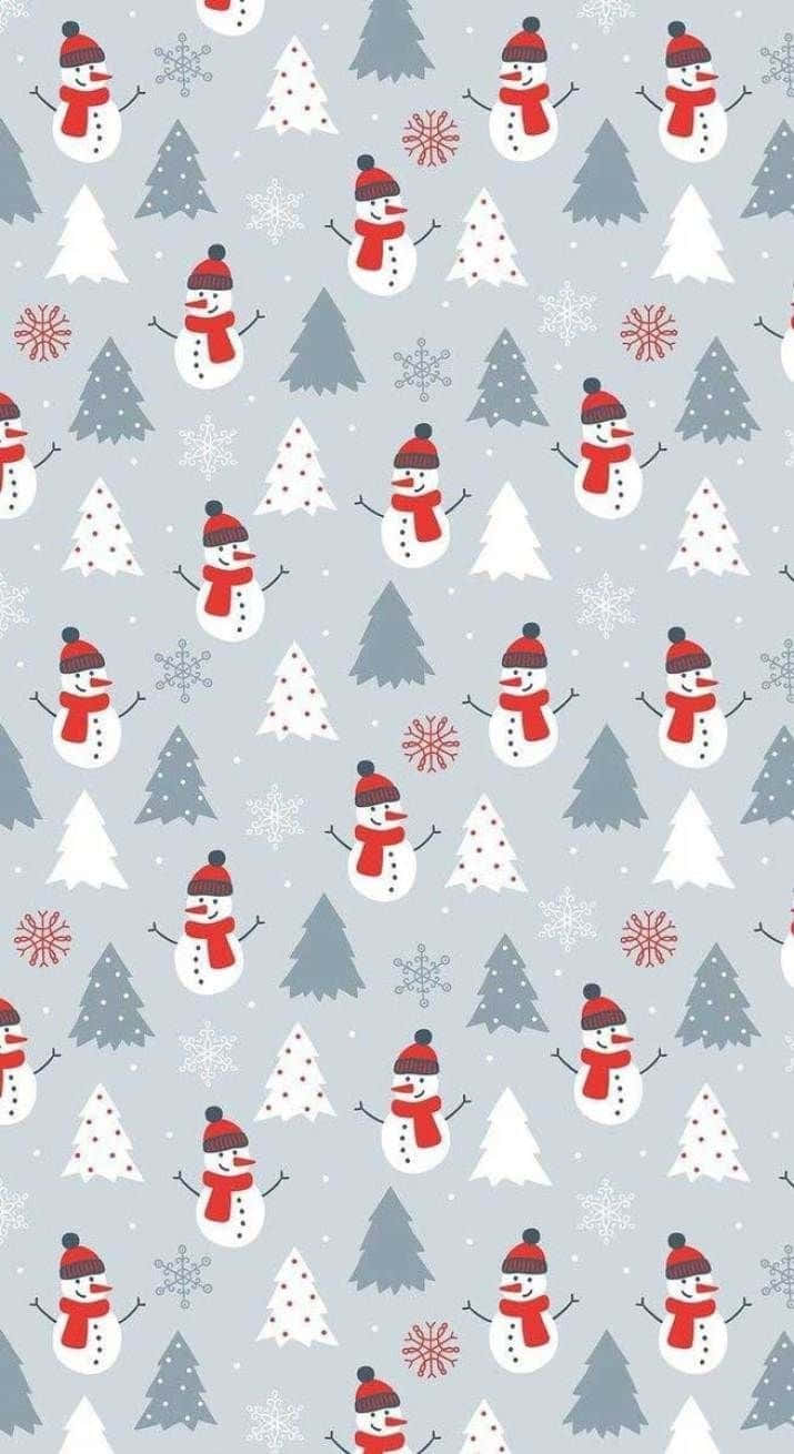 Experience The Magic Of Winter With A White Christmas Iphone Wallpaper