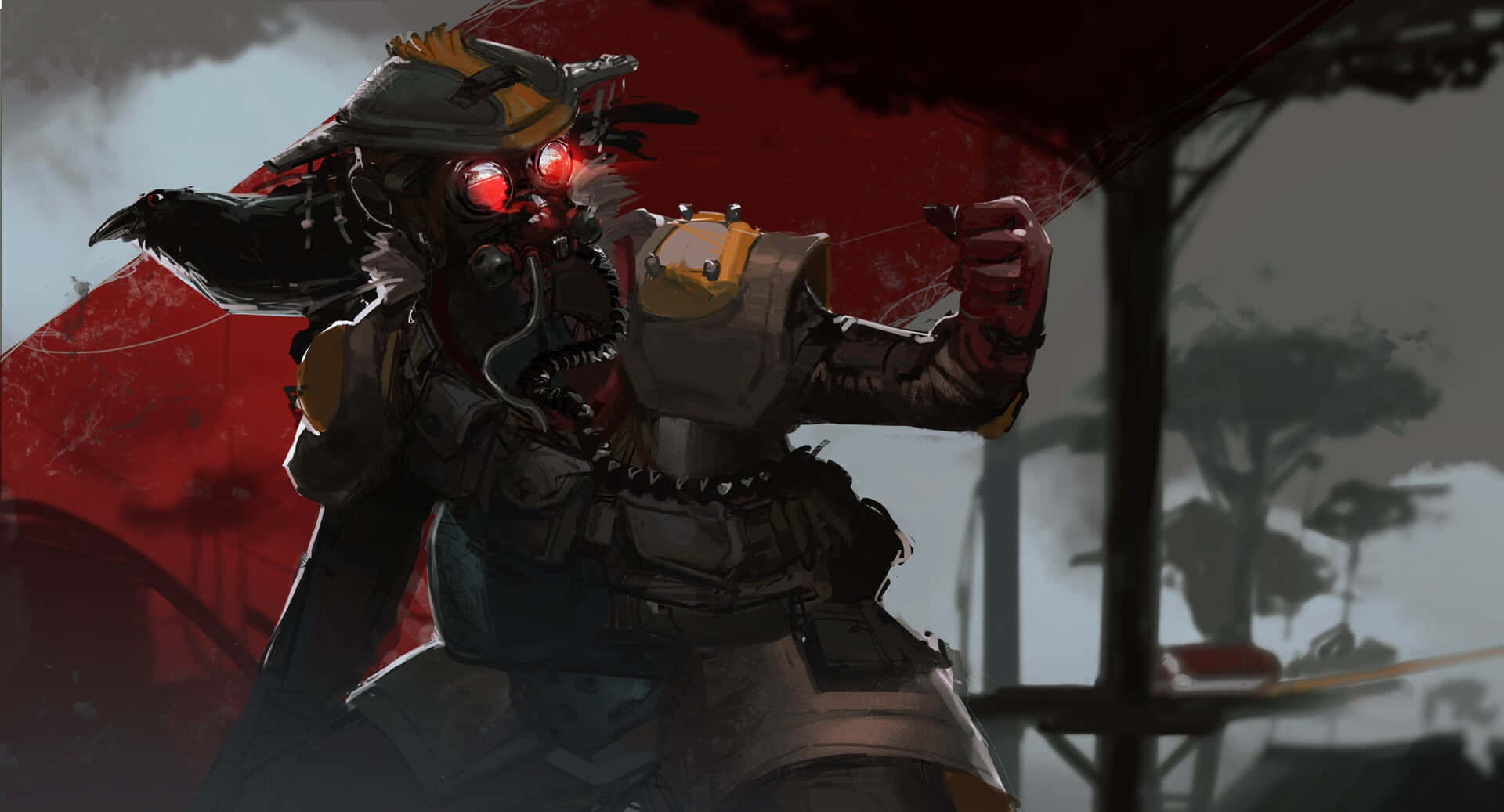 Experience The Thrill Of Battle With Apex Legends Bloodhound Wallpaper