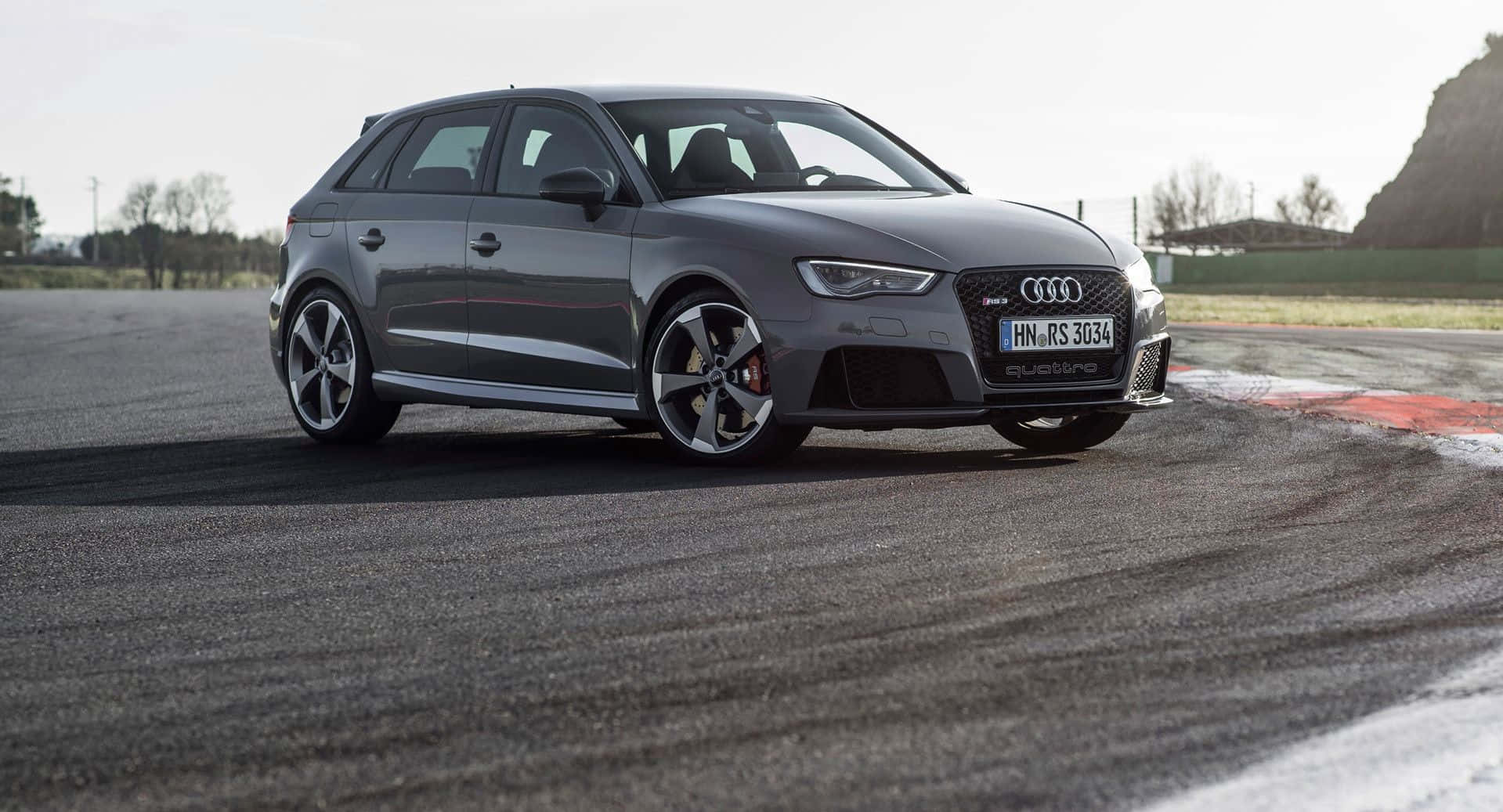 Experience The Thrill Of The Audi Rs3 Sportback Wallpaper