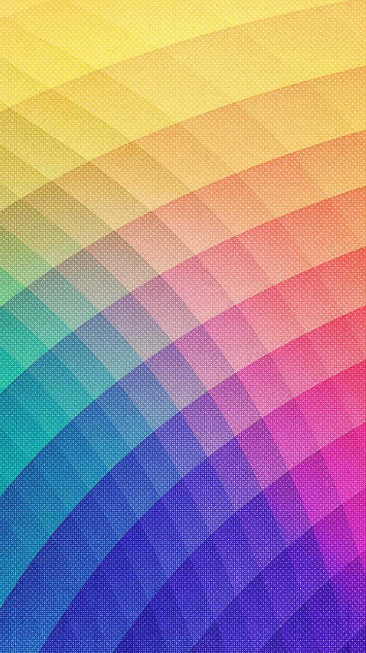 Experience The Vibrant Beauty Of A Pastel Rainbow On Your Iphone Wallpaper