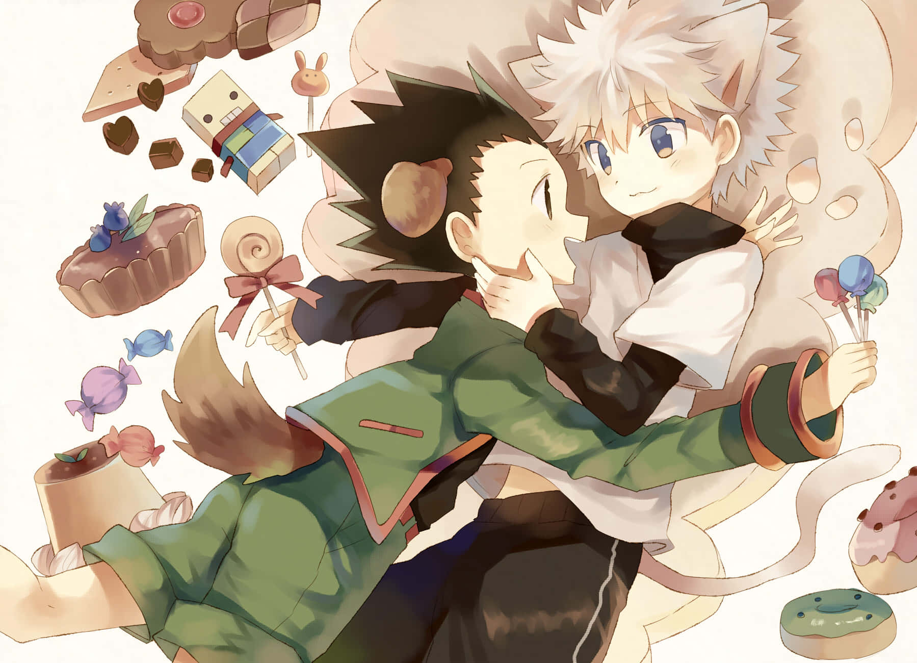 Experience The Wild Adventures Of Hunter X Hunter Cute! Wallpaper