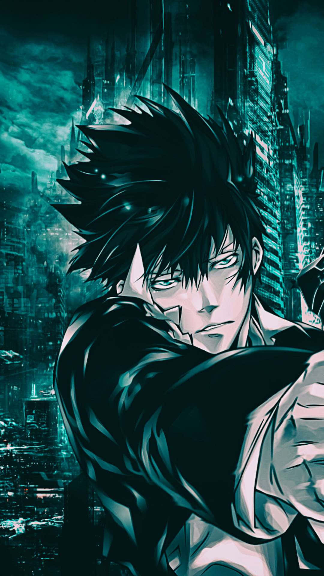 Experience The World Of Psycho Pass And Its Themes Of Justice And Crime Wallpaper