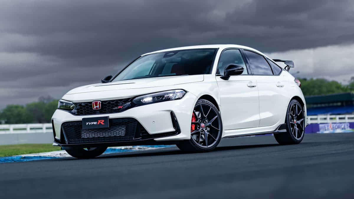 Experience Ultimate Thrill With The Honda Civic Type R Wallpaper