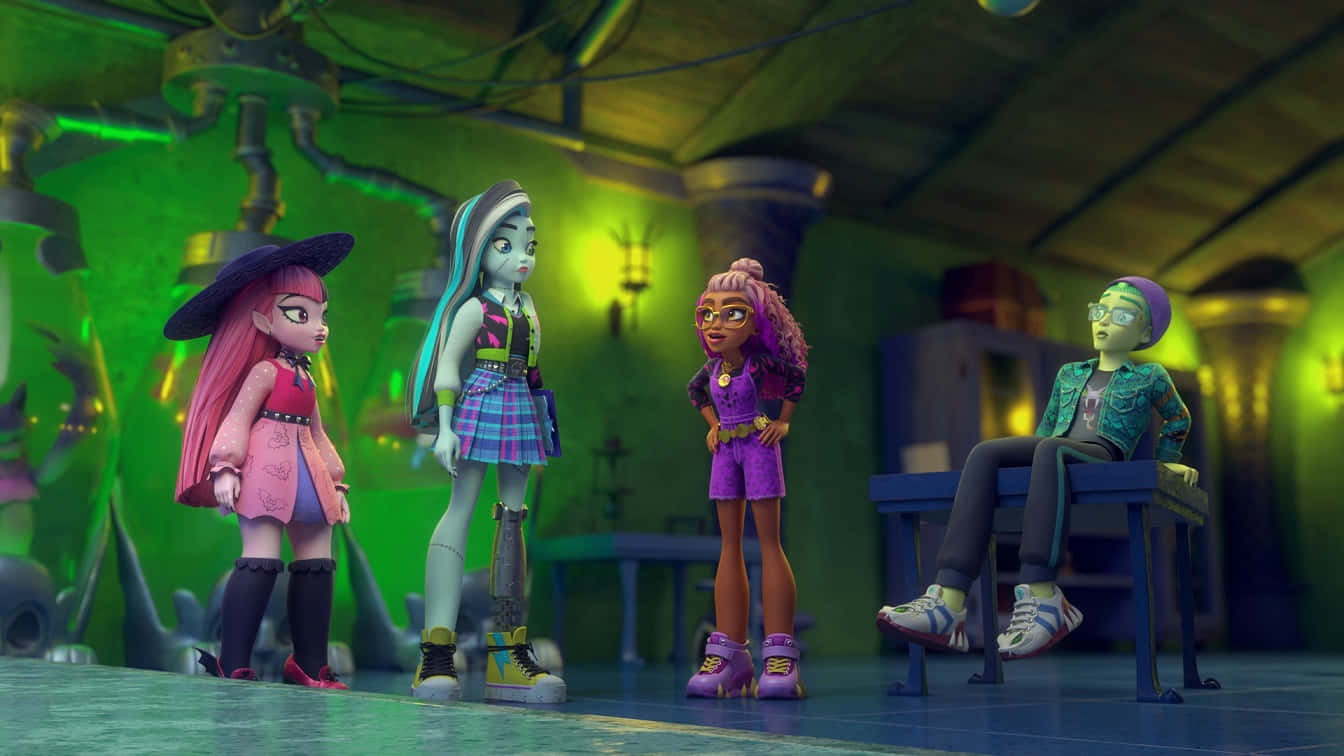 Experience Wicked Fun With Monster High Wallpaper