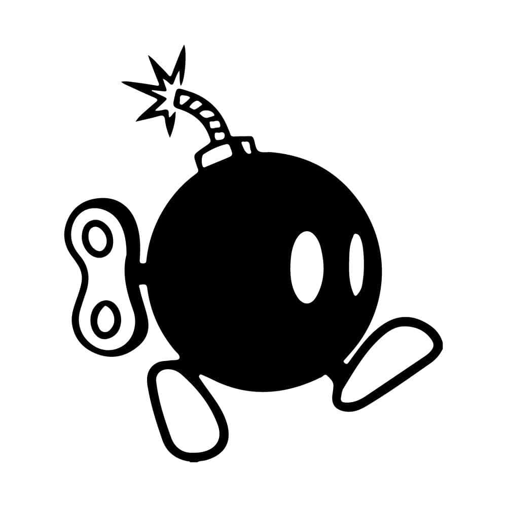 Exploding Bob-omb Character From Popular Video Game Wallpaper