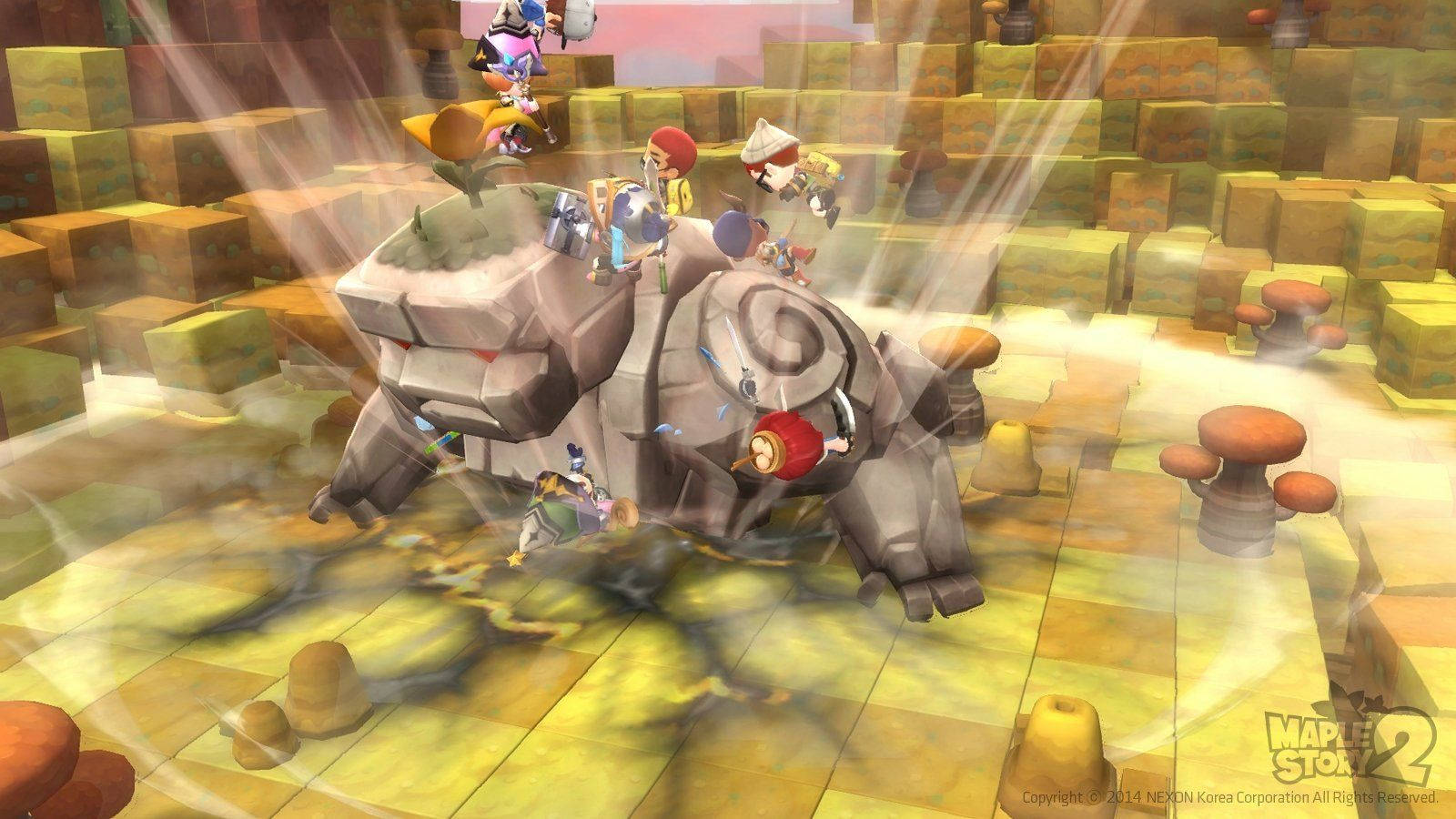 Explore Exciting Adventures In Maplestory 2 Wallpaper