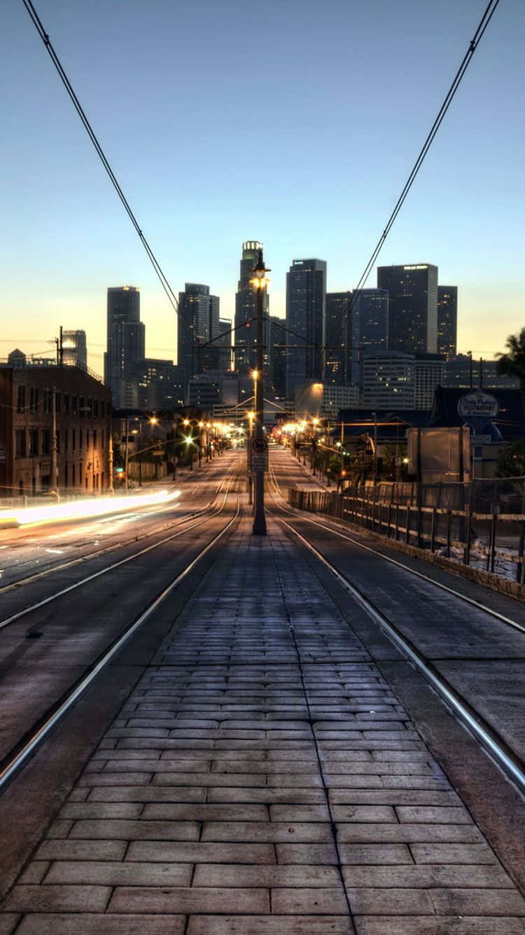 Explore The Beautiful City Of Los Angeles With Your Iphone Wallpaper