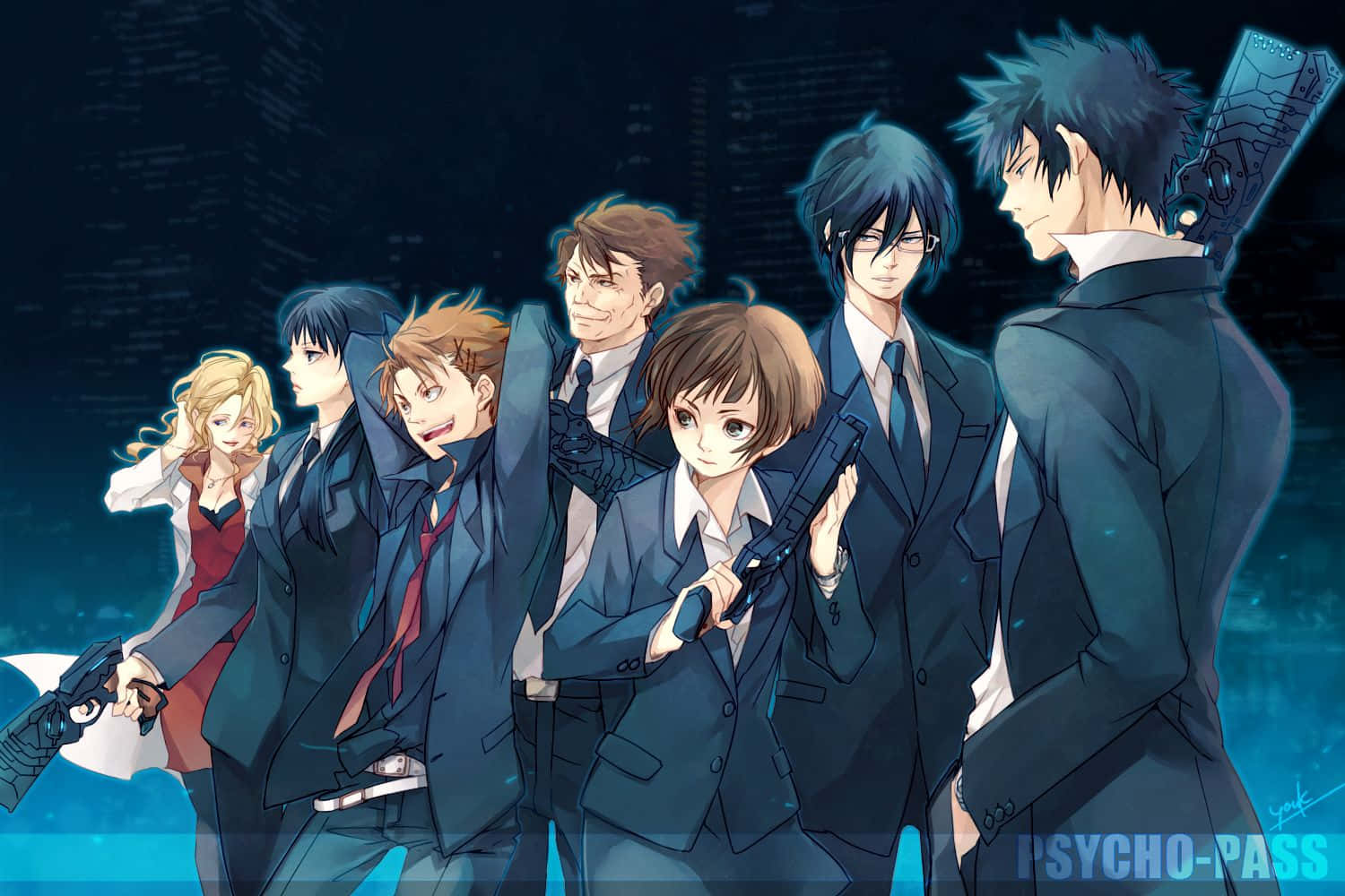 Explore The Complex World Of Psycho Pass Wallpaper