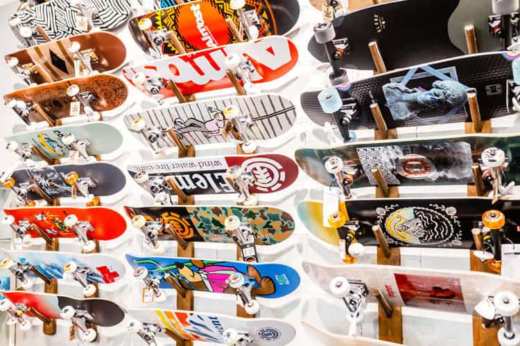 Explore The Creative World Of Skate Brands Wallpaper