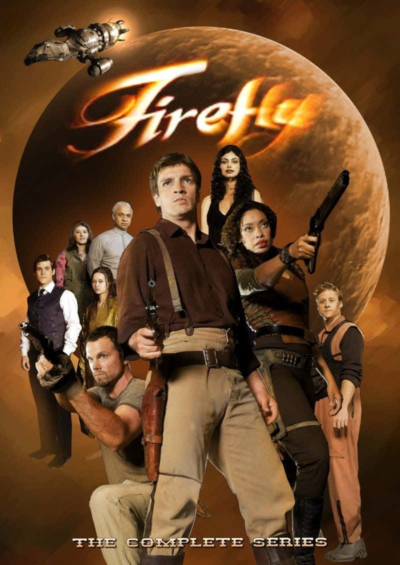 Explore The Final Frontier Of Outer Space With The Captivating Crew Of Firefly! Wallpaper