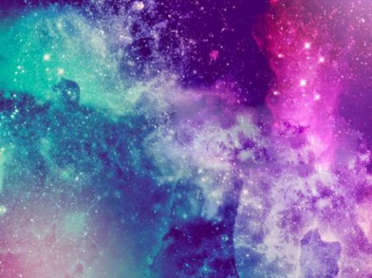 “explore The Infinite Possibilities Of A Colorful, Dreamy Girly Galaxy.” Wallpaper