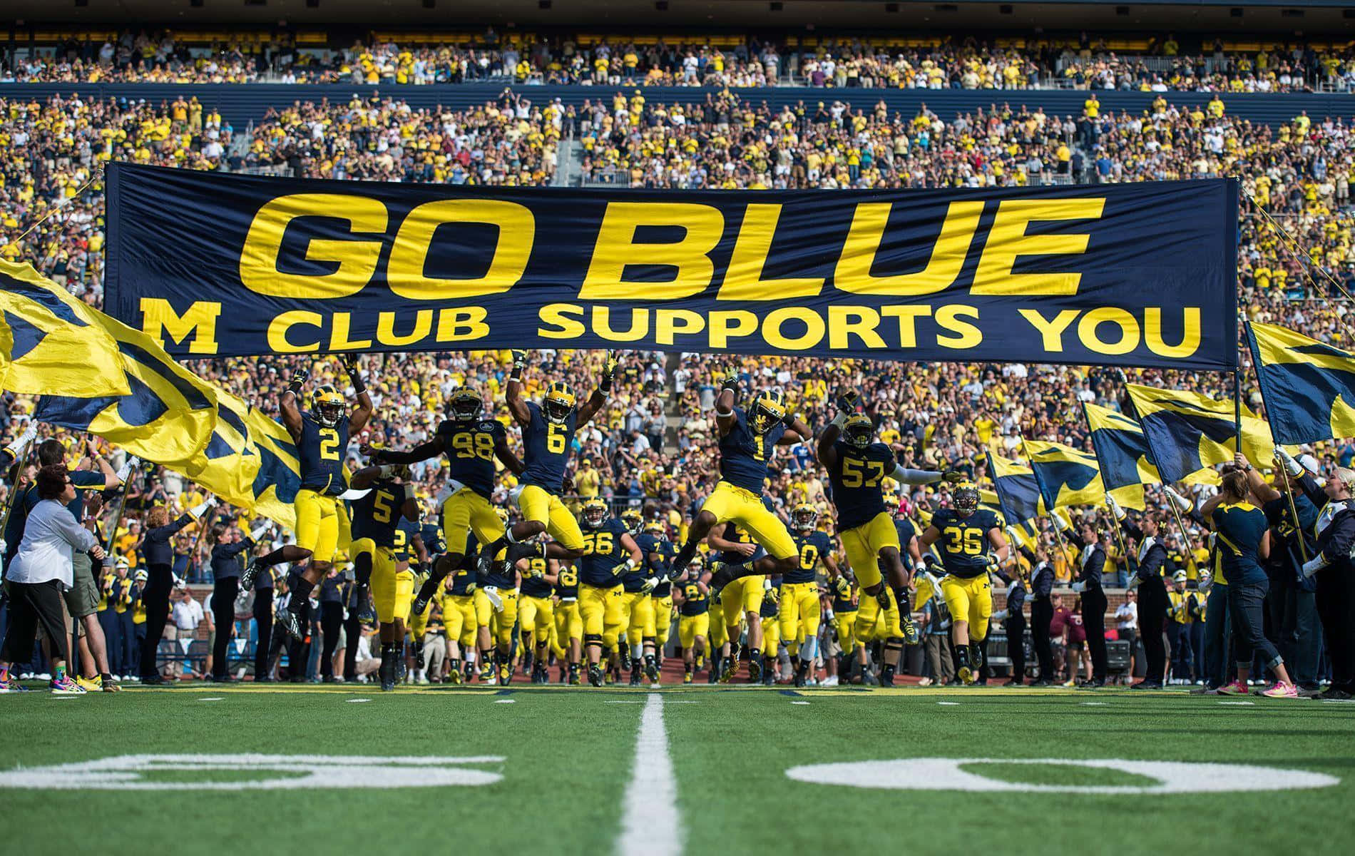 Explore The Traditions Of Excellence At University Of Michigan Wallpaper