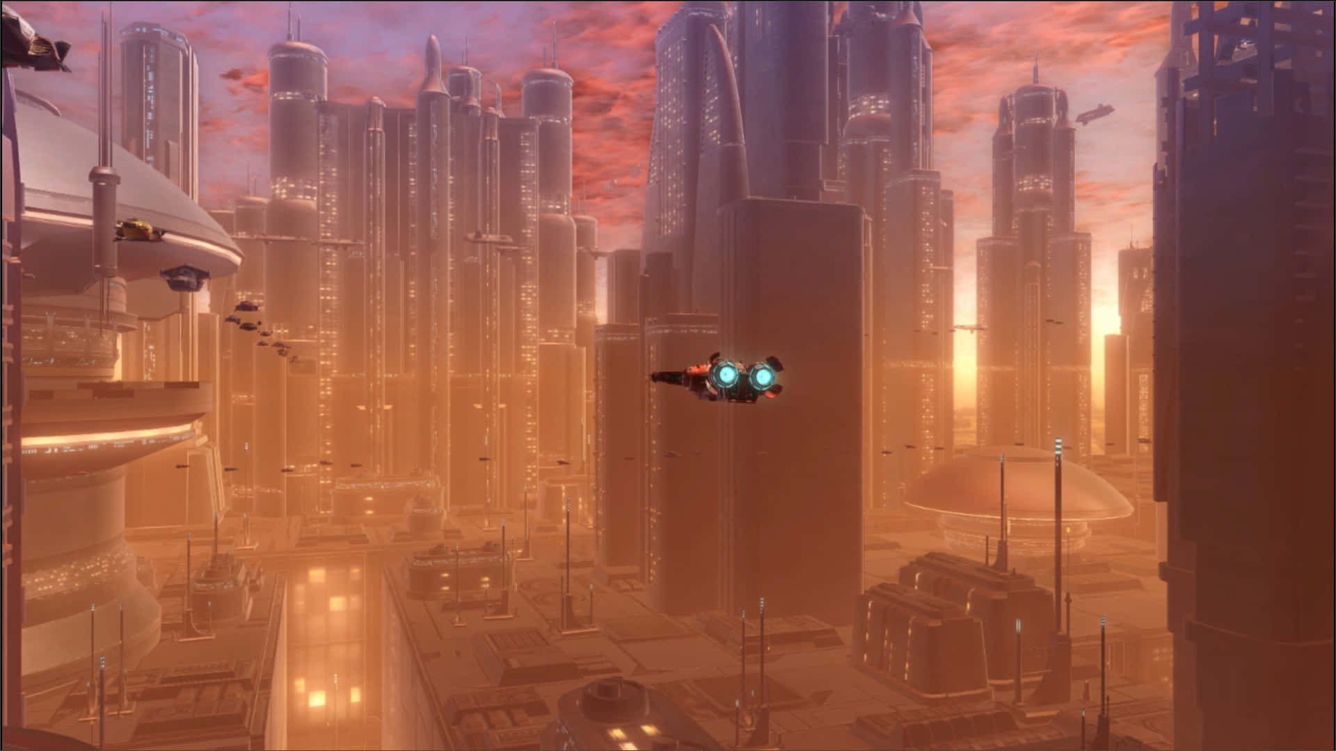 Explore The Underworld Of Coruscant Wallpaper