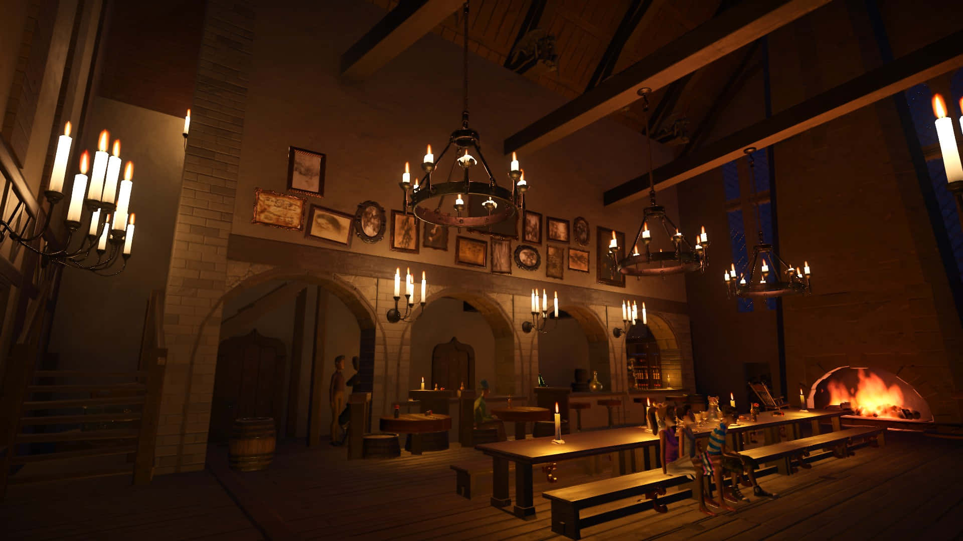 Explore The Wizarding World At The Leaky Cauldron Wallpaper