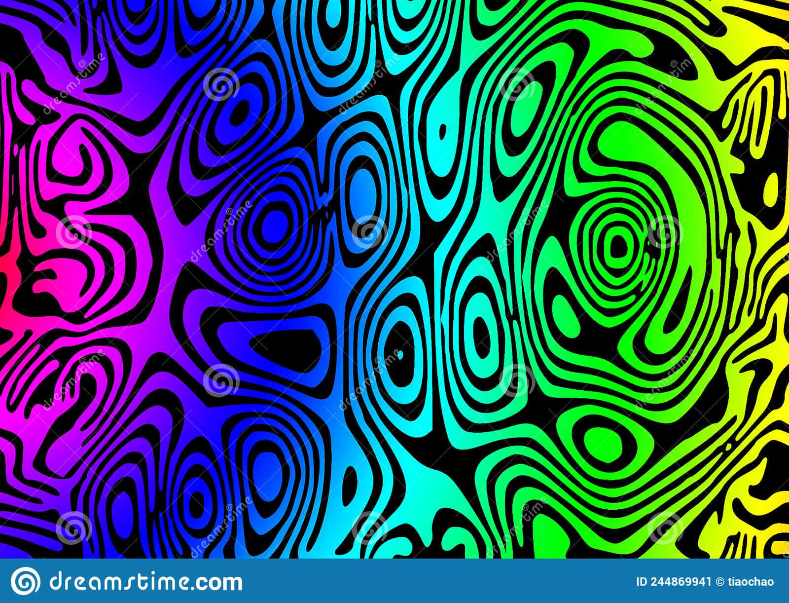 Exploring The Brilliance Of Psychedelic Colors. Wallpaper