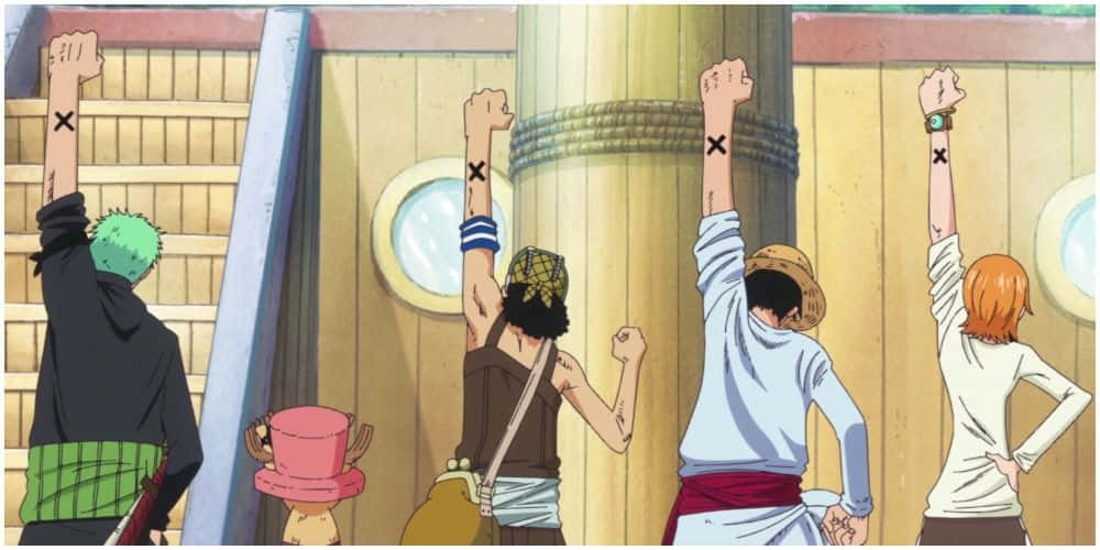 Exploring The Colorful Town Of Alabasta Wallpaper