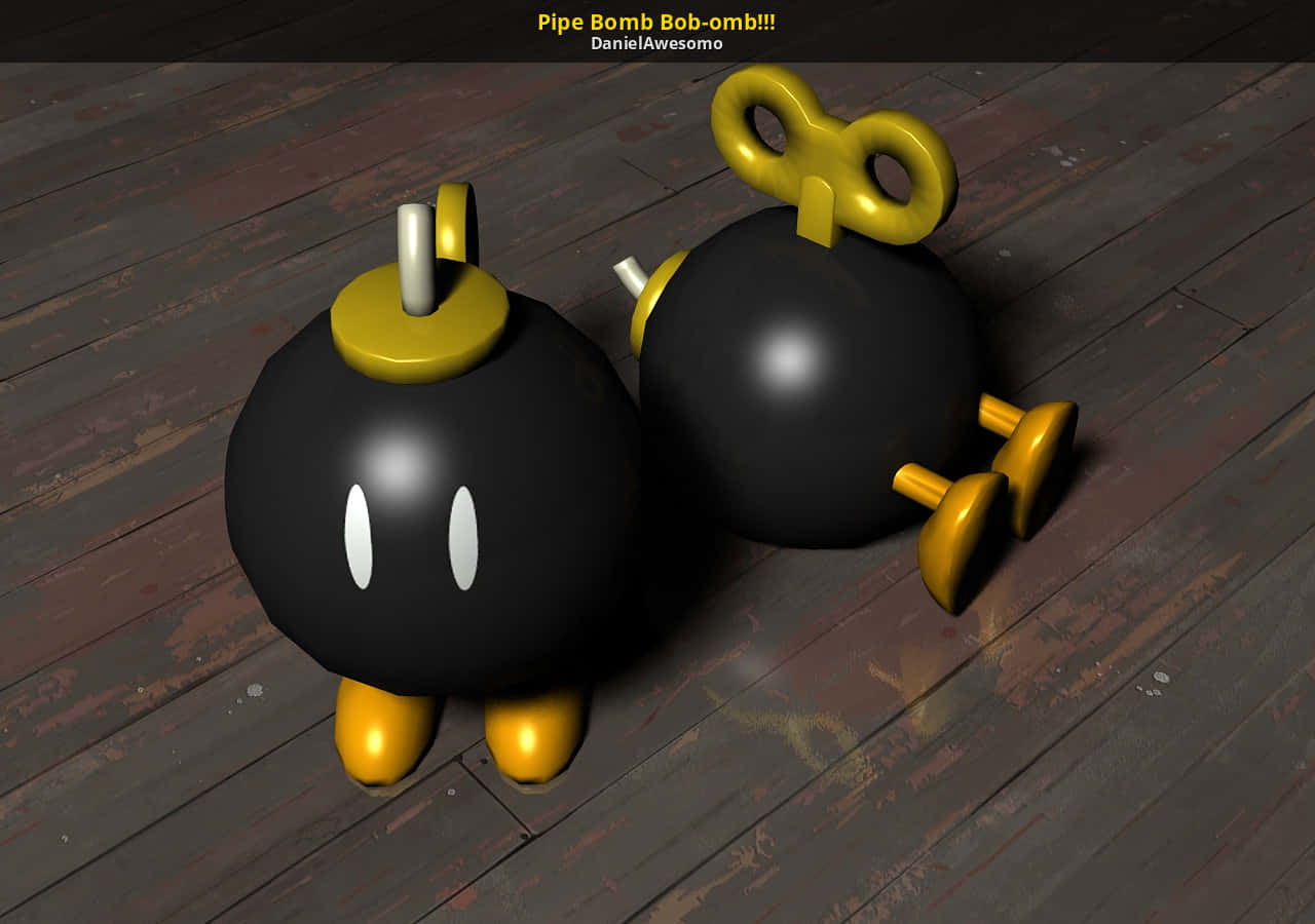 Explosive And Fun - Bob-omb From Super Mario Series Wallpaper