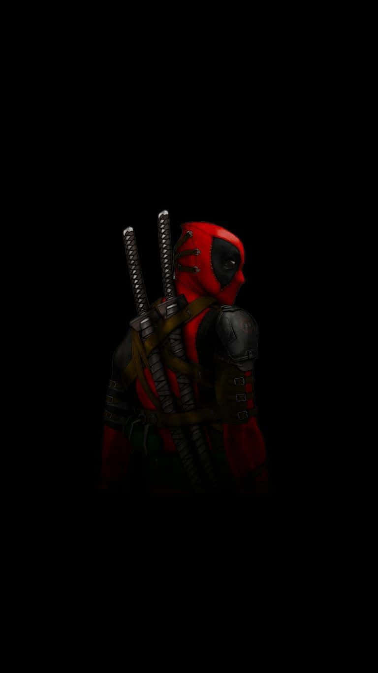 Express Yourself With A Deadpool Iphone! Wallpaper