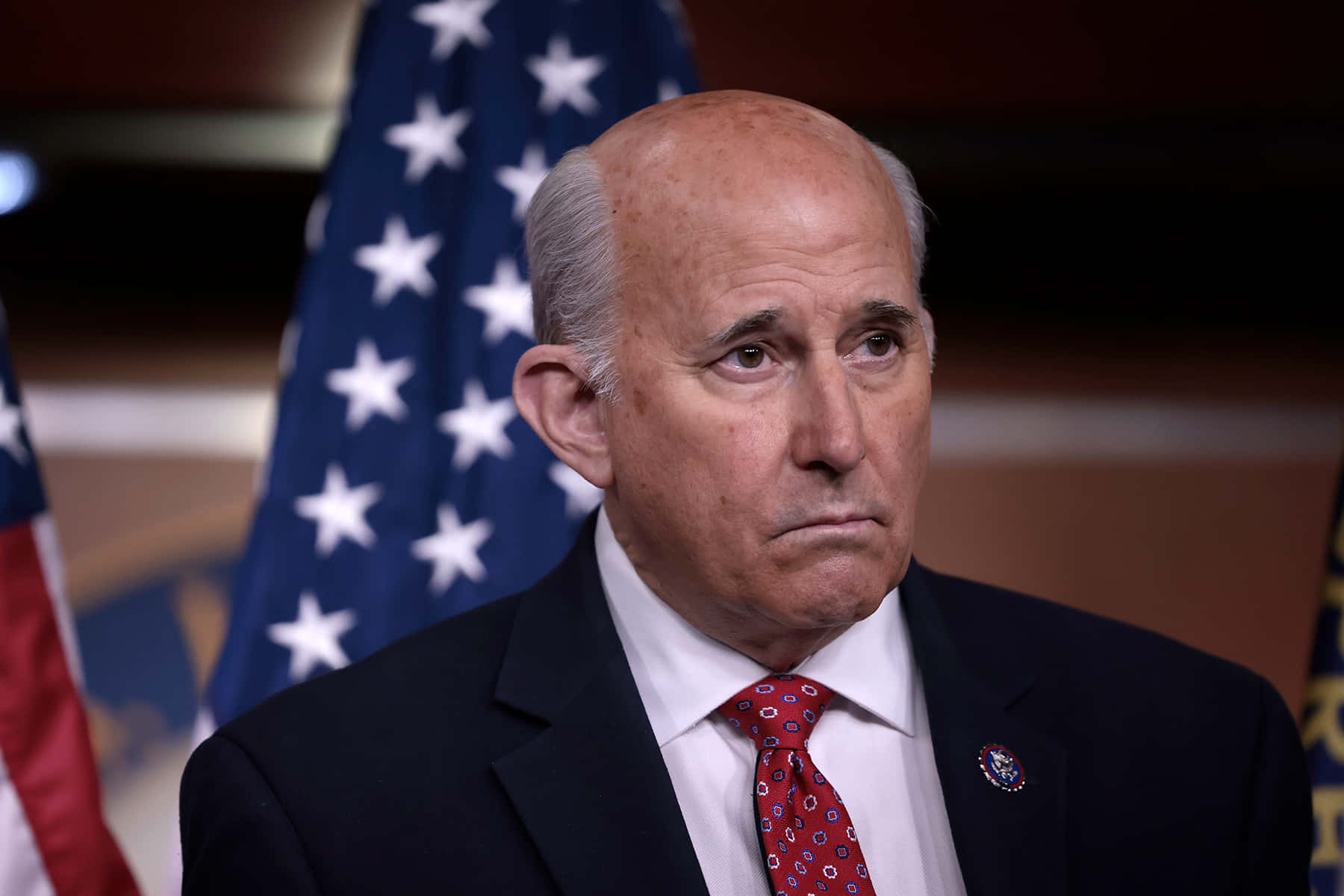 Expressive Portrait Of Louie Gohmert Wallpaper