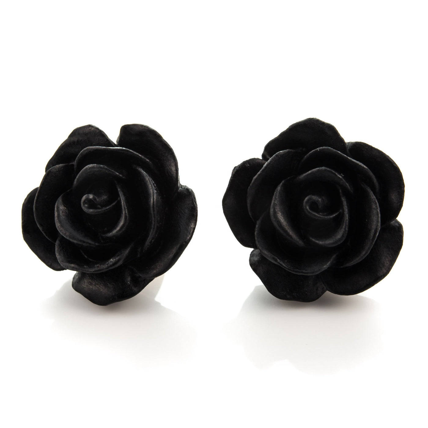 Eye-catching Black Rose Earrings Wallpaper