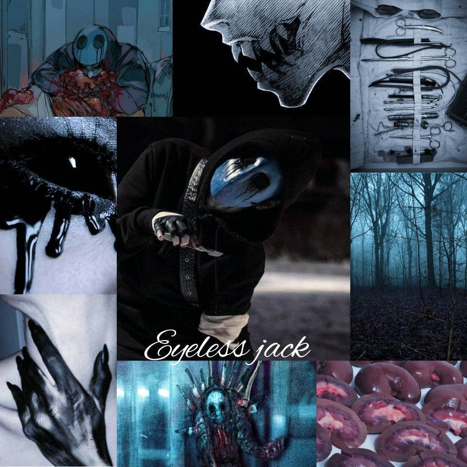 Eyeless Jack Collage Wallpaper