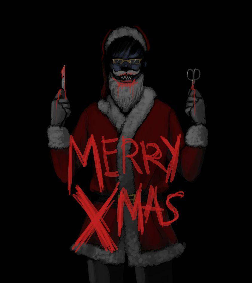 Eyeless Jack Santa Claus Wallpaper