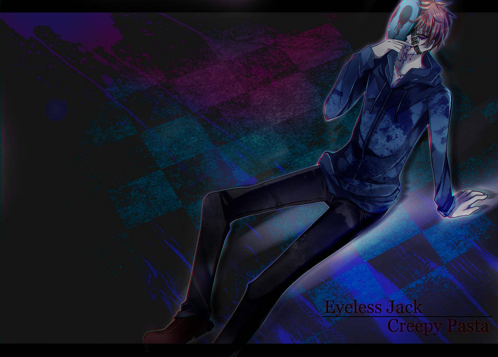 Eyeless Jack Sitting Down Wallpaper