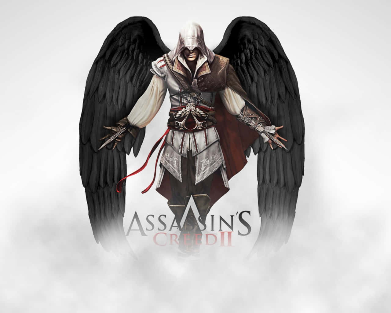 Ezio Auditore, The Master Assassin From Assassin's Creed In An Epic Pose Wallpaper