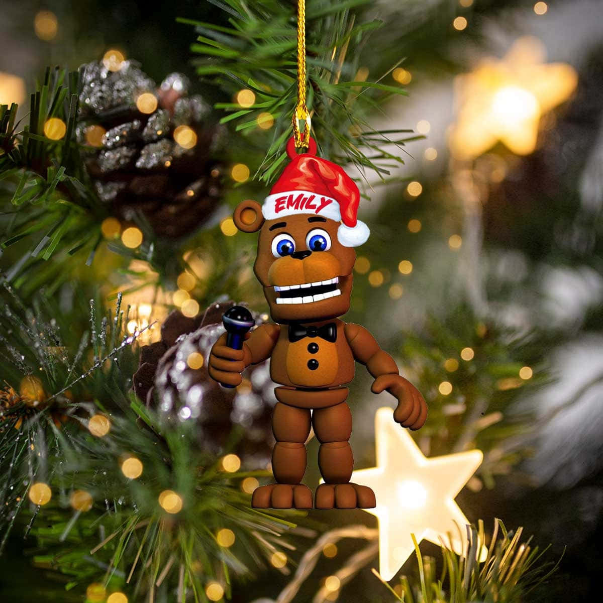 F N A F Freddy Christmas Ornament Wallpaper