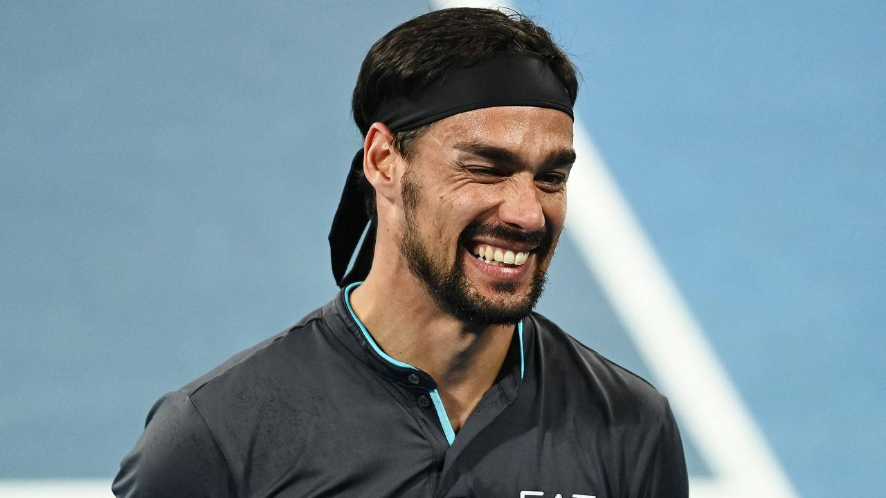 Fabio Fognini Elated Expression Wallpaper