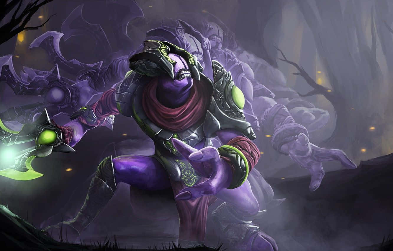 Faceless Void Dominating The Battlefield Wallpaper