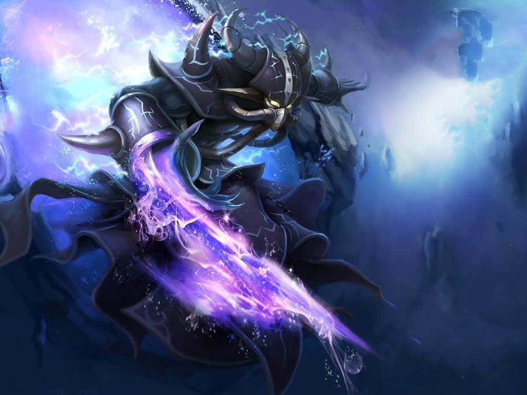 Faceless Void Unleashing His Power Wallpaper