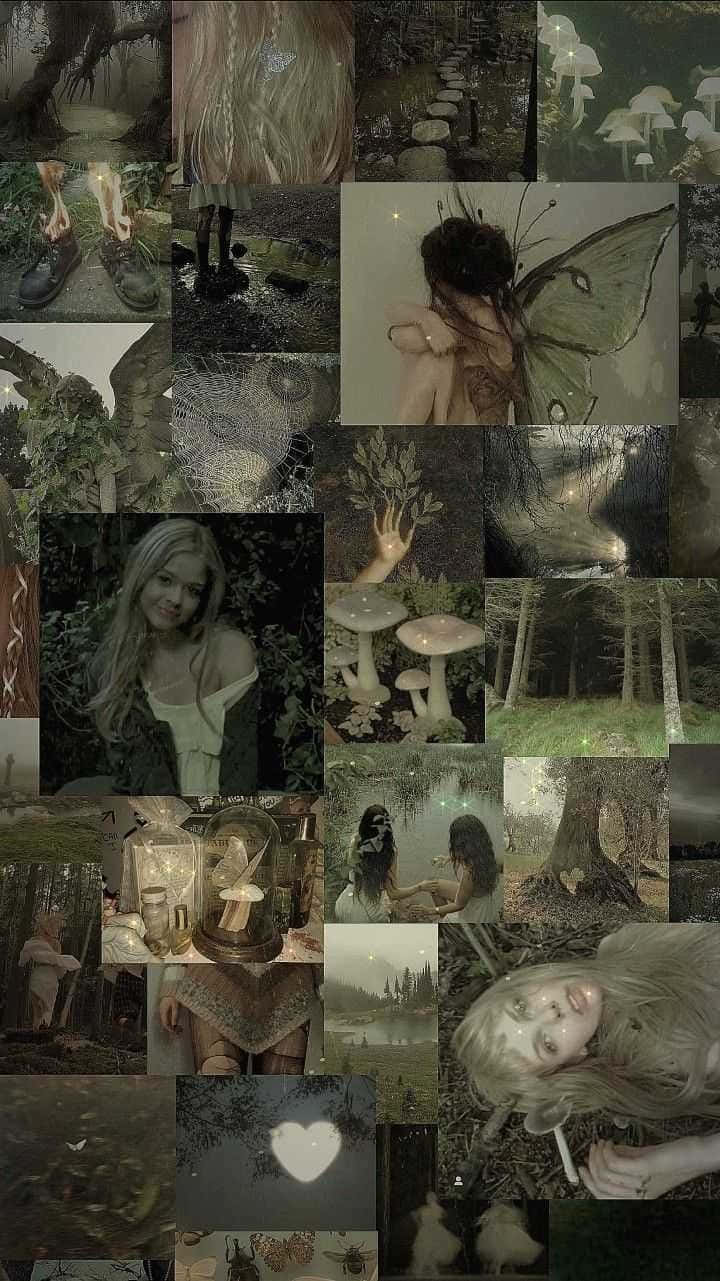 Fairy Grunge Aesthetic Collage.jpg Wallpaper