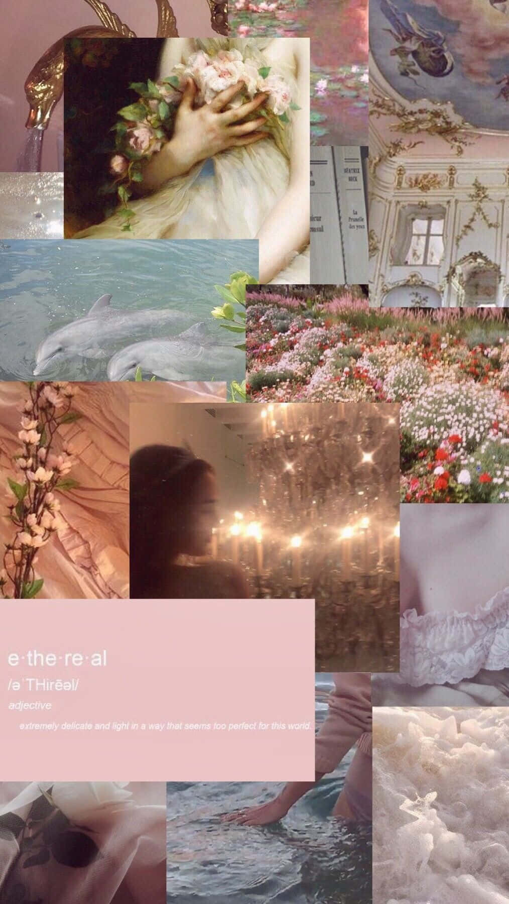 Fairycore Collage Aesthetic Wallpaper