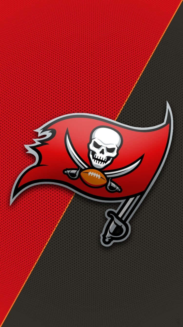 Faithful Tampa Bay Buccaneers Fans Show Off Their Team Spirit With Their Iphones. Wallpaper