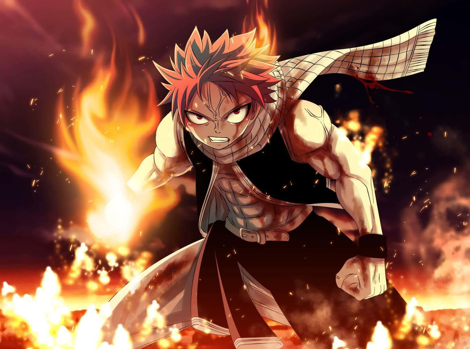 Faitry Tail Natsu Dragneel Fire Pfp Wallpaper