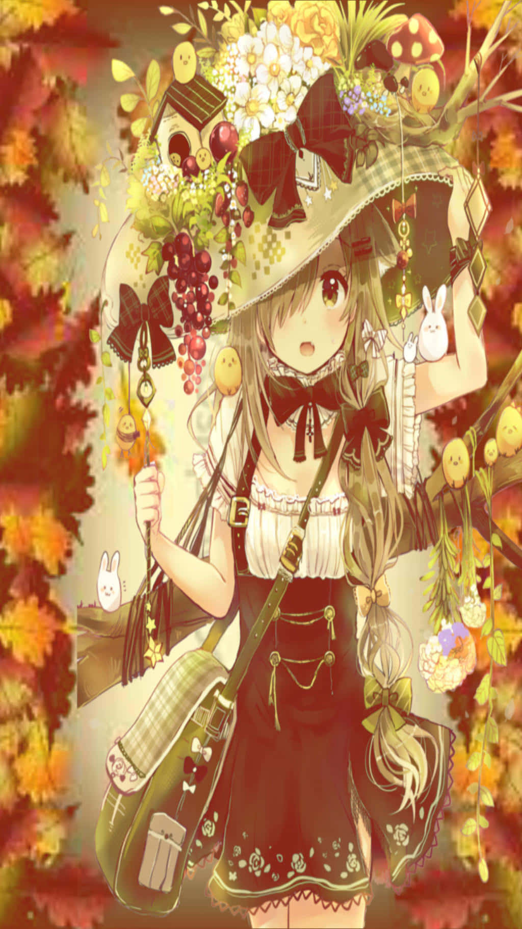 Fall Anime Little Witch Girl Wallpaper